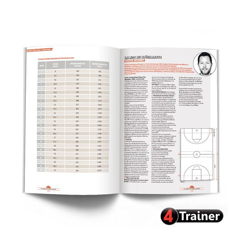 Livre La Prépa Physique Basket 4TRAINER | Nouvelle Édition | Kuhn Veta Grosgeorge