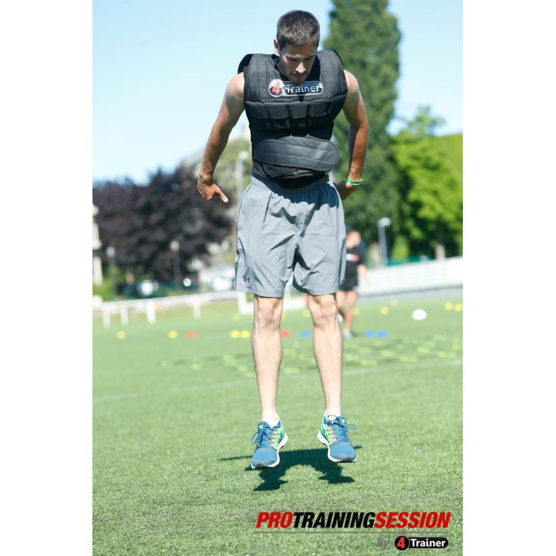 Gilet Lesté 20kg | 20 Lests Amovibles | 4Trainer