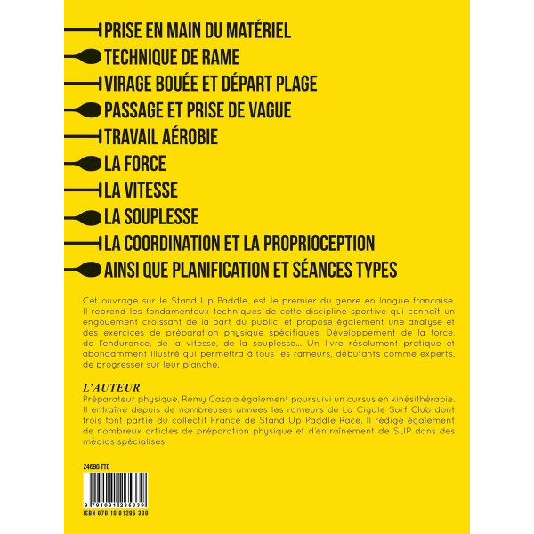 Livre Stand Up Paddle 4TRAINER | Entraînement technique Préparation physique | Rémy Casa