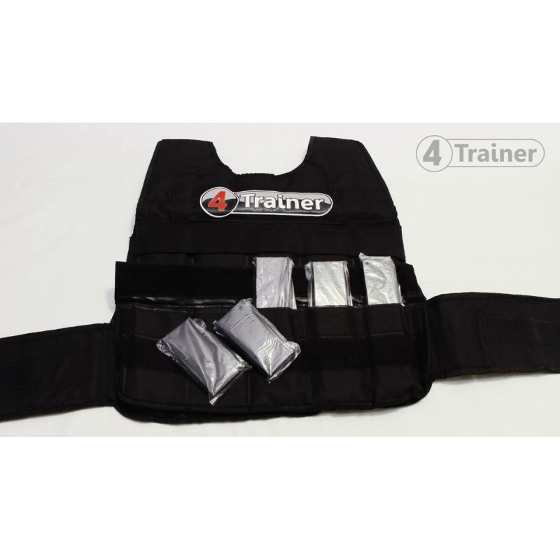 Gilet Lesté 20kg | 20 Lests Amovibles | 4Trainer