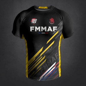 Rashguard - Bar Tack - Jaune - Drift - FMMAF