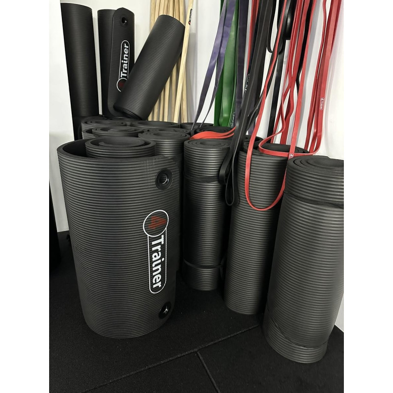 Tapis de Sol 4TRAINER | Noir | XL Antidérapant | 183x61cm