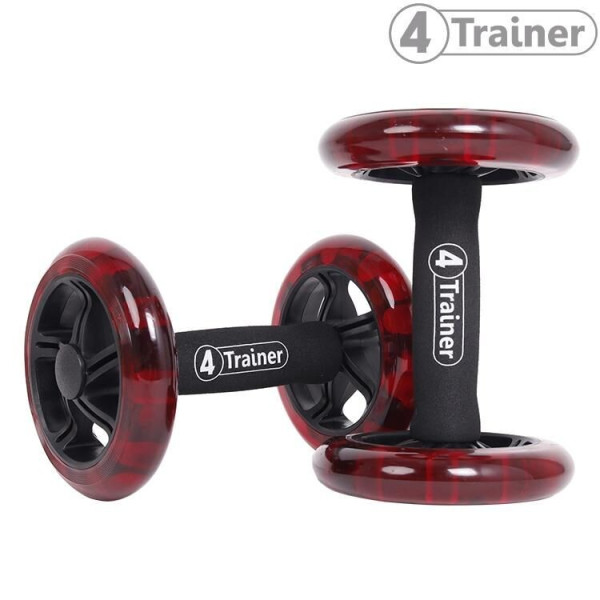 Roues Abdominales 4TRAINER Wheelers | Paire avec Accessoires