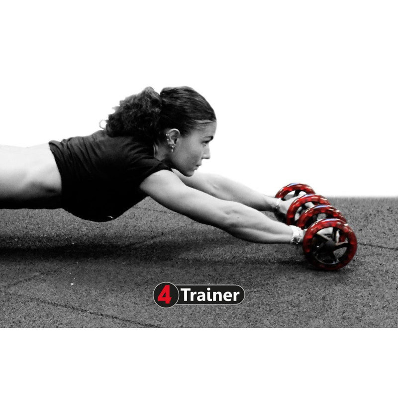 Roues Abdominales 4TRAINER Wheelers | Paire avec Accessoires