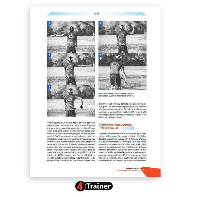 Livre Premier Triathlon 4TRAINER | Guide Complet Entraînement Natation Cyclisme Course