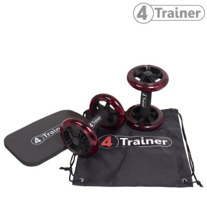Roues Abdominales 4TRAINER Wheelers | Paire avec Accessoires