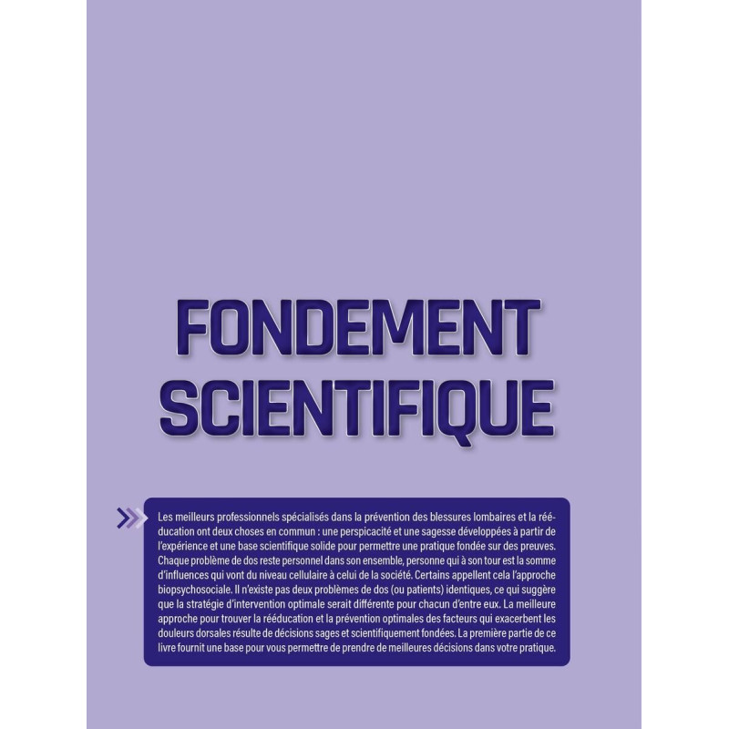 Livre Lombalgie 4TRAINER | Prévention Rééducation Stuart McGill