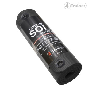 Tapis de Sol 4TRAINER | Noir | XL Antidérapant | 183x61cm