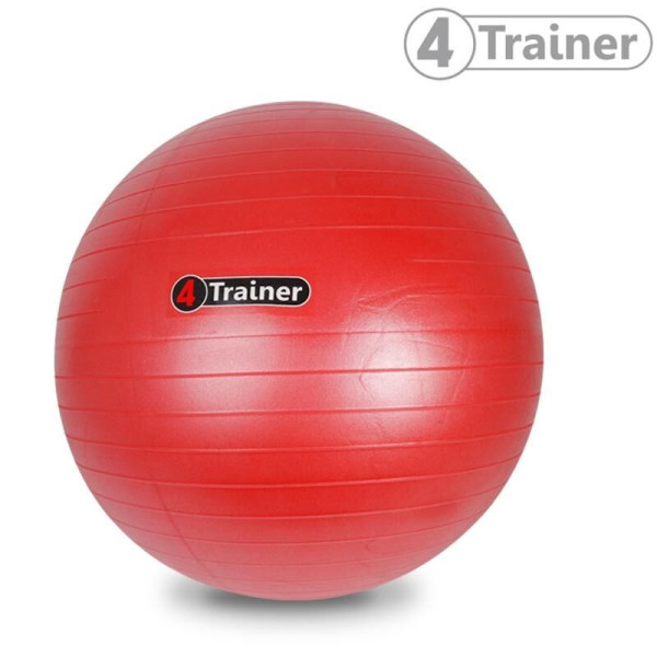 Ballon Suisse 4TRAINER | Rouge | 75 cm Anti-Éclatement