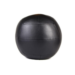 Wall Ball 4TRAINER 12KG | Noir | Medicine Ball Cuir Synthétique
