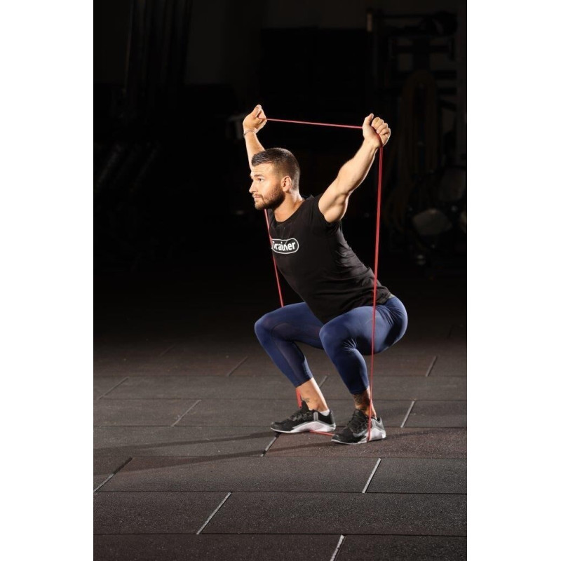 Bande Élastique 4TRAINER | Rouge | Powerband Extra Light XS