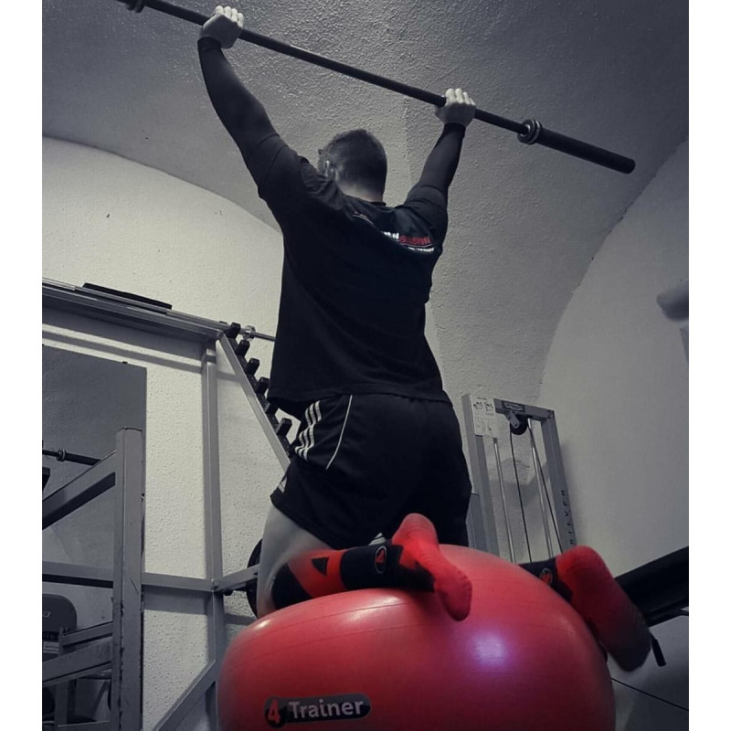 Ballon Suisse 4TRAINER | Rouge | 75 cm Anti-Éclatement