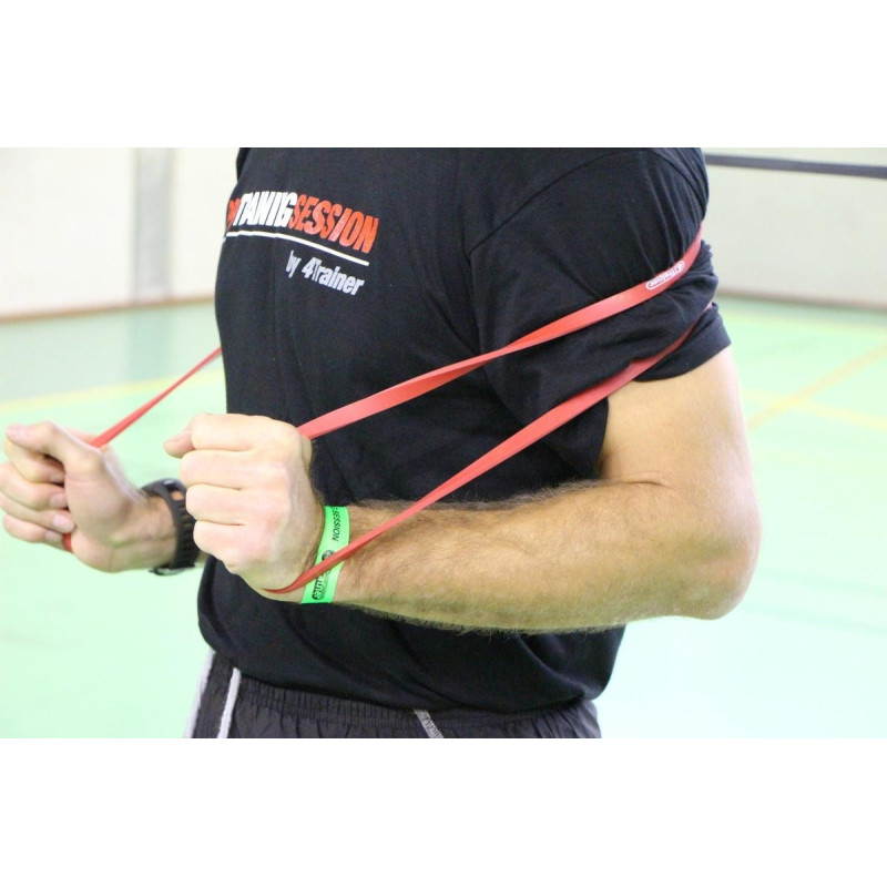Bande Élastique 4TRAINER | Rouge | Powerband Extra Light XS
