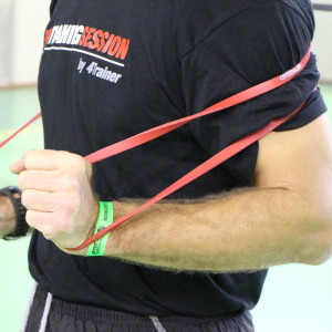 Bande Élastique 4TRAINER | Rouge | Powerband Extra Light XS