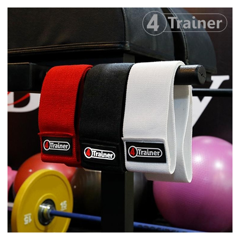 Bande de Résistance 4TRAINER | Blanc Noir Rouge | Squat Band Tissu