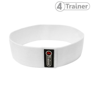 Bande de Résistance 4TRAINER | Blanc Noir Rouge | Squat Band Tissu