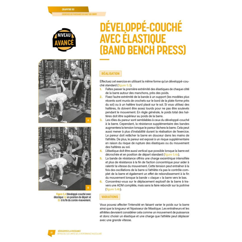Livre Développer la puissance 4TRAINER | Mike R. McGuigan | Performance Musculaire