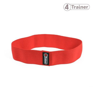 Bande de Résistance 4TRAINER | Blanc Noir Rouge | Squat Band Tissu
