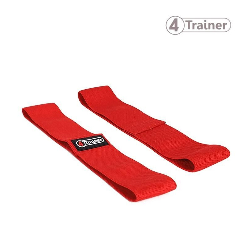 Bande de Résistance 4TRAINER | Blanc Noir Rouge | Squat Band Tissu