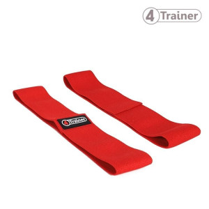 Bande de Résistance 4TRAINER | Blanc Noir Rouge | Squat Band Tissu