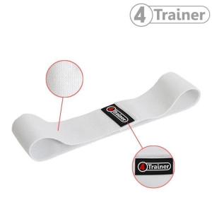Bande de Résistance 4TRAINER | Blanc Noir Rouge | Squat Band Tissu