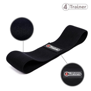 Bande de Résistance 4TRAINER | Blanc Noir Rouge | Squat Band Tissu