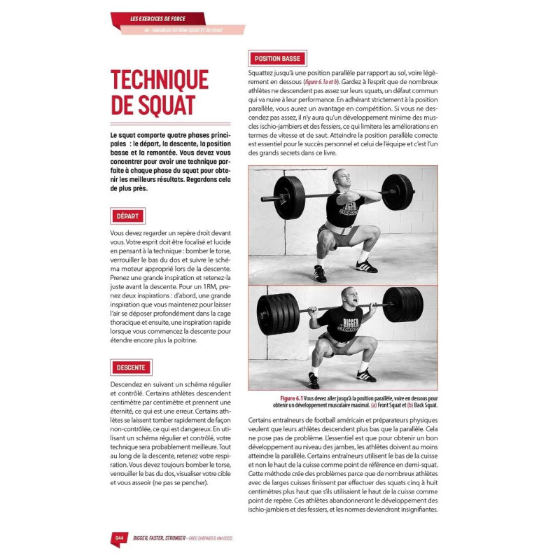 Programme d'entraînement 4TRAINER | Bigger Faster Stronger | Méthode Dr Greg Shepard