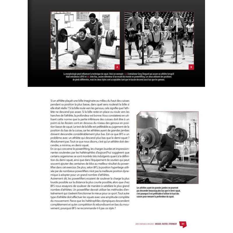 Programme d'entraînement 4TRAINER | Bigger Faster Stronger | Méthode Dr Greg Shepard