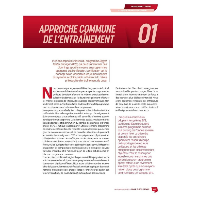 Programme d'entraînement 4TRAINER | Bigger Faster Stronger | Méthode Dr Greg Shepard