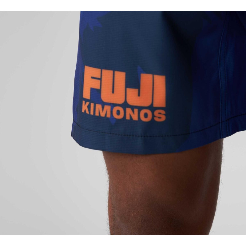 Short de Combat Fuji Sports | Bleu | Hanzo Flex Lite