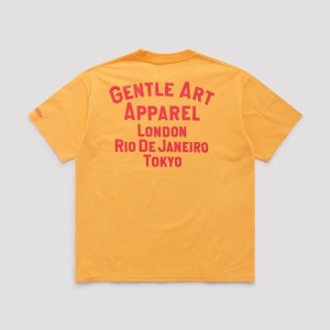 T-Shirt GentleArtApparel | Jaune | World Wide Crew