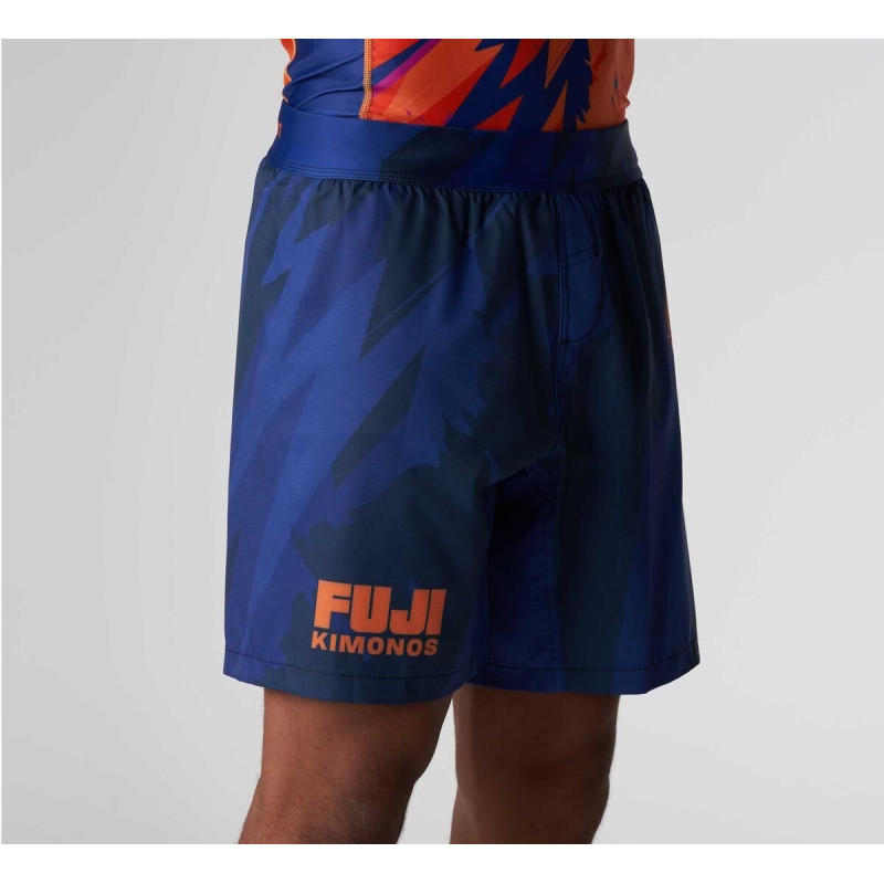 Short de Combat Fuji Sports | Bleu | Hanzo Flex Lite