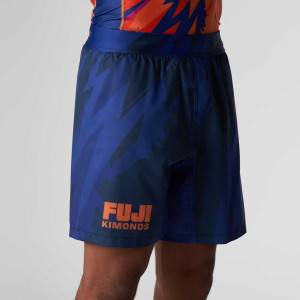 Short de Combat Fuji Sports | Bleu | Hanzo Flex Lite