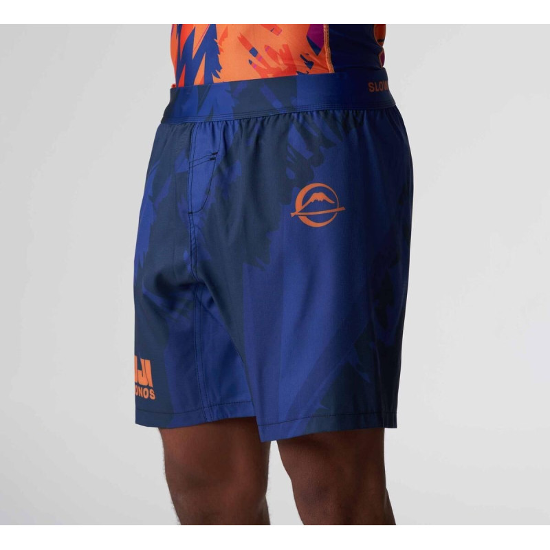 Short de Combat Fuji Sports | Bleu | Hanzo Flex Lite