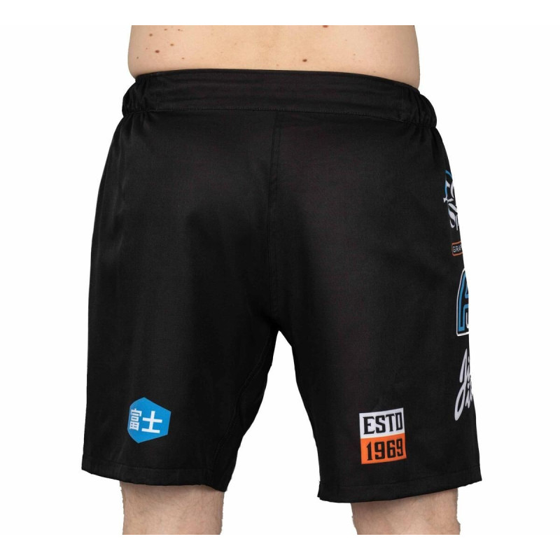 Short de Combat Fuji Sports | Noir | XTR Extreme Grappling