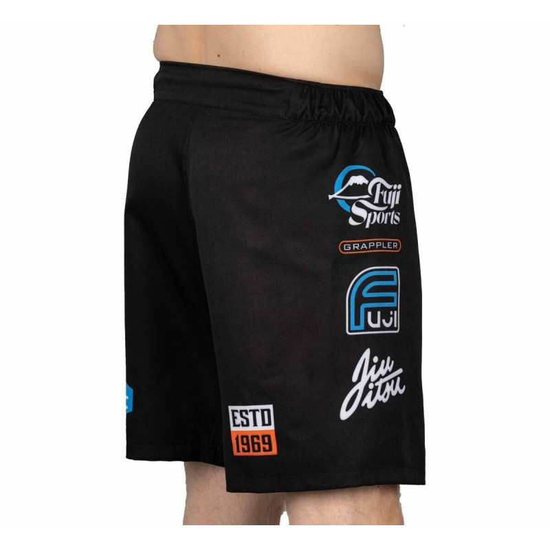 Short de Combat Fuji Sports | Noir | XTR Extreme Grappling
