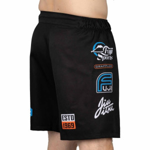 Short de Combat Fuji Sports | Noir | XTR Extreme Grappling