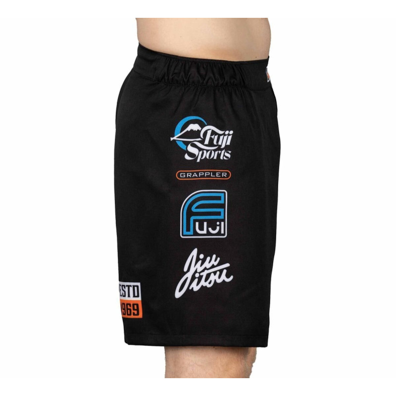 Short de Combat Fuji Sports | Noir | XTR Extreme Grappling