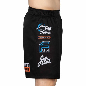 Short de Combat Fuji Sports | Noir | XTR Extreme Grappling