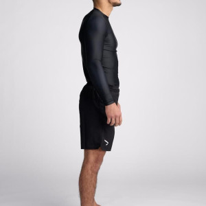 Rashguard Manche Longue Ippon Gear Noir - Essential