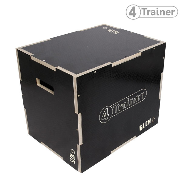 Plyobox 4TRAINER | 3 en 1 | Bois Surface Anti-dérapante