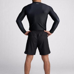 Rashguard Manche Longue Ippon Gear Noir - Essential