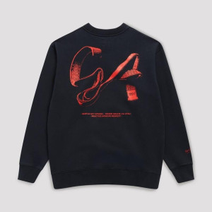 Belt Sweatshirt Jiu Jitsu Gentle Art - Sweat Roger Gracie BJJ Noir Rouge