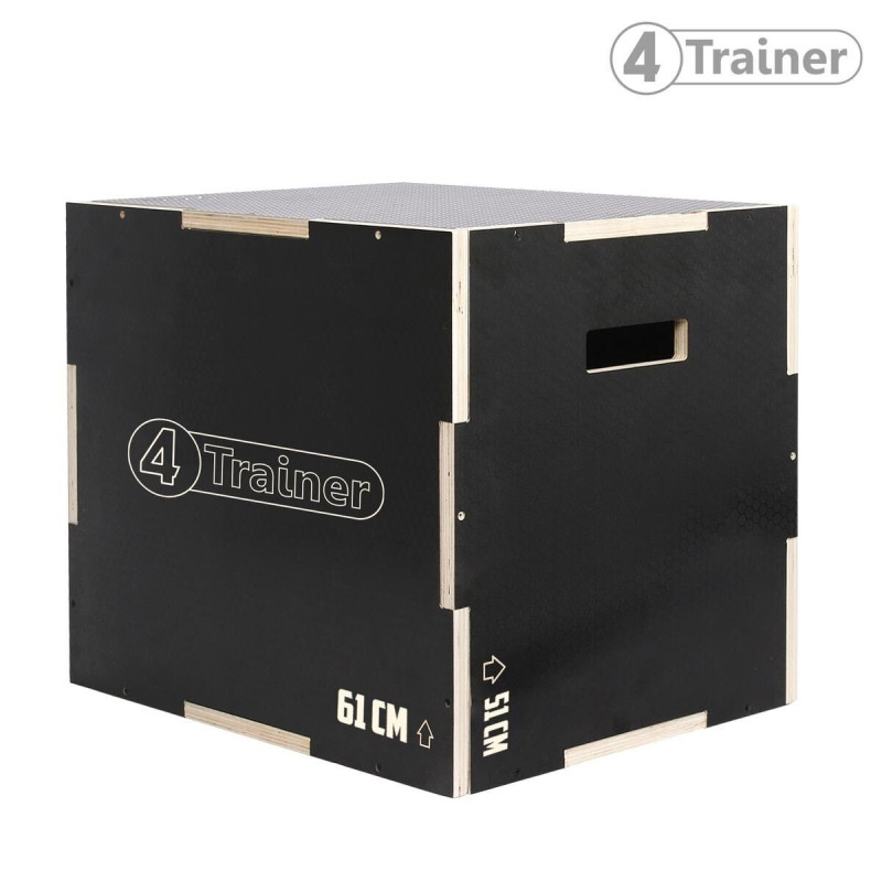 Plyobox 4TRAINER | 3 en 1 | Bois Surface Anti-dérapante