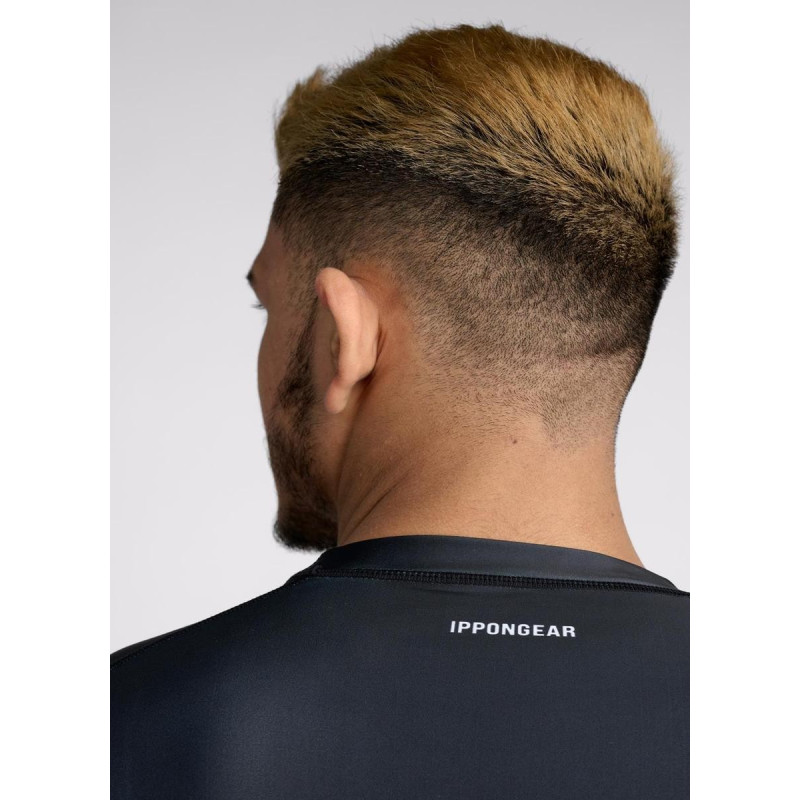 Rashguard Manche Longue Ippon Gear Noir - Essential