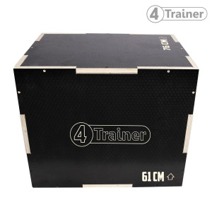Plyobox 4TRAINER | 3 en 1 | Bois Surface Anti-dérapante