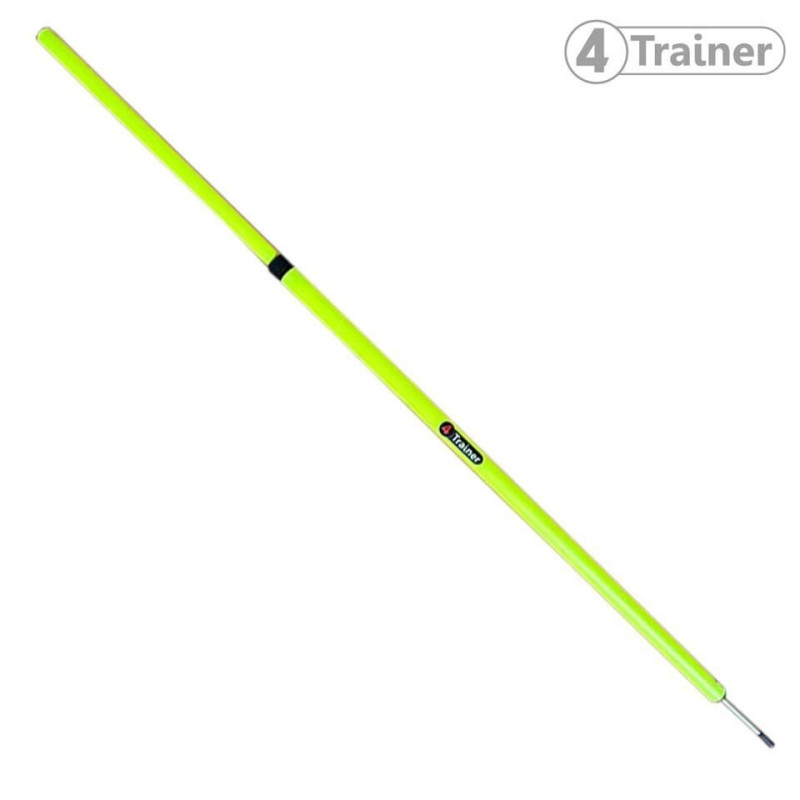 Piquets de Slalom 4TRAINER | Jaune | Lot de 6 - Téléscopiques 1m-1m80