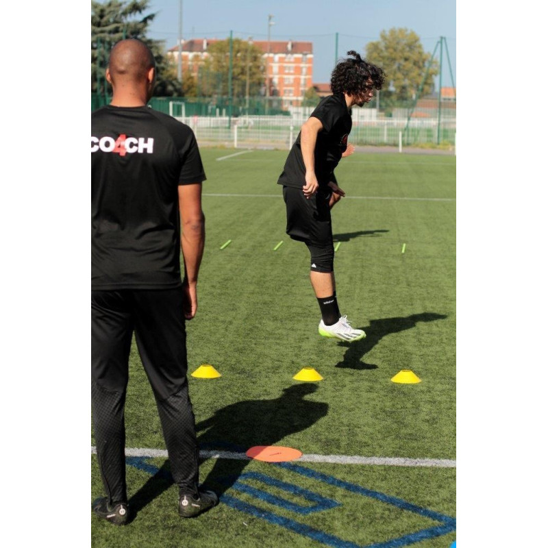 Repères d'Entraînement 4TRAINER | Multicolores | Lot de 50 Cônes Souples