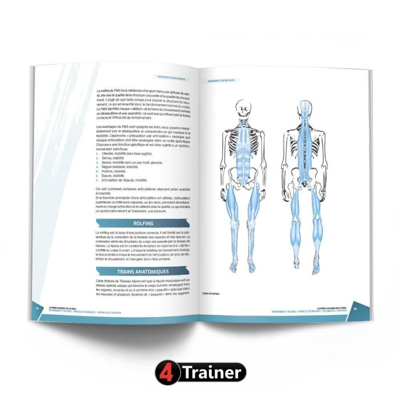 Livre La Prépa Physique Volley-Ball 4TRAINER | Guide Entraînement