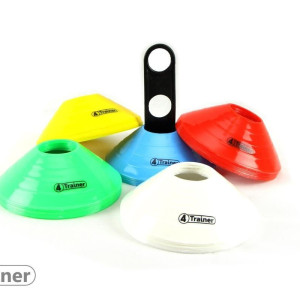Repères d'Entraînement 4TRAINER | Multicolores | Lot de 50 Cônes Souples